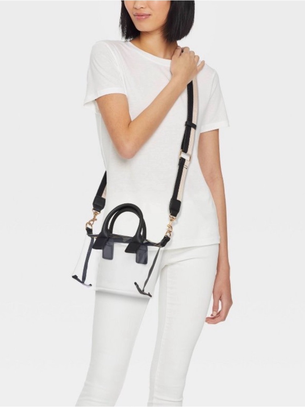 Universal Thread Clear Mini Satchel Crossbody Stadium Game Day Bag